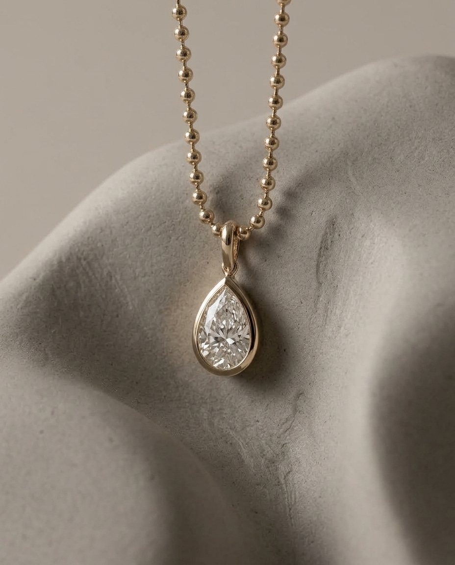 Pear drop pendant